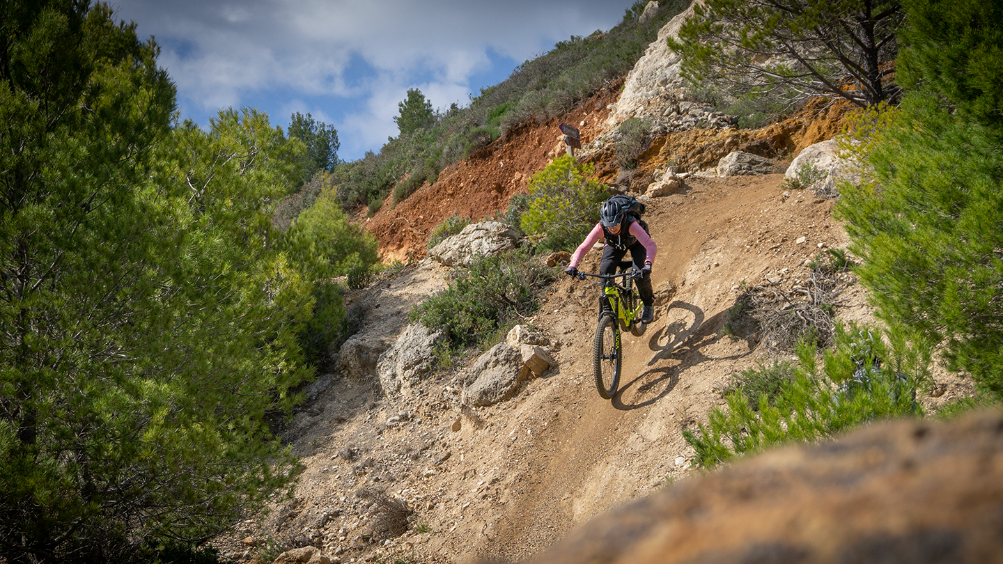 E-Bike Trail Abfahrten
